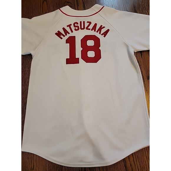 Majestic Daisuke Matsuzaka Boston Red Jersey baseball MLB Mens Size Small - Picture 1 of 11